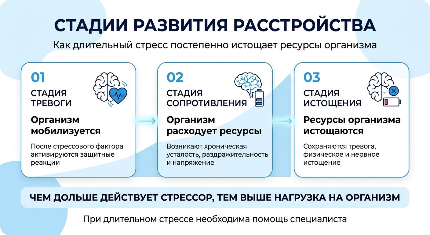 Лечение стресса в Щербинке инфографика